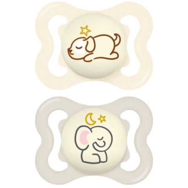 Mam Supreme Sucette Silic 2-6M Nuit B/2