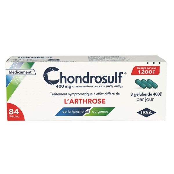 Chondrosulf 400Mg Gél Plq/84