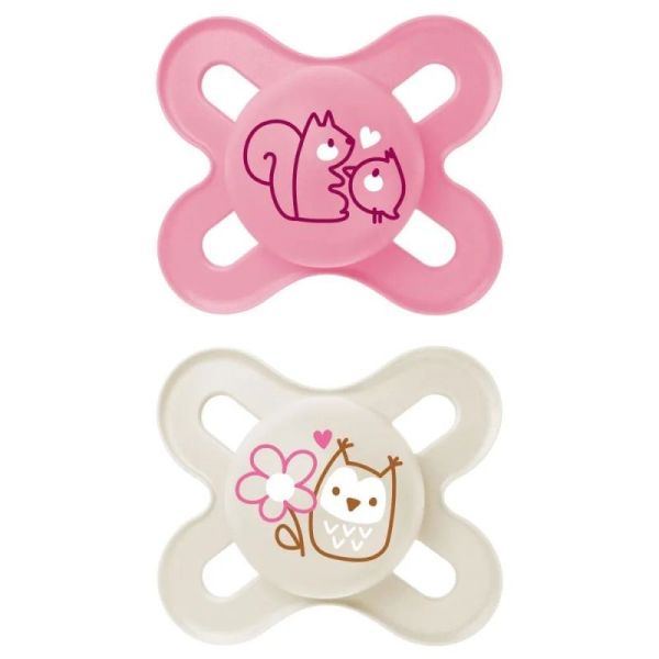 Mam Origin Sucette Silic 0-2M B/2