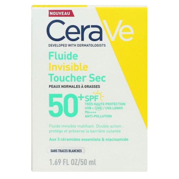 Cerave Solaire Spf50+ Flde Invis Sec Fl/50Ml