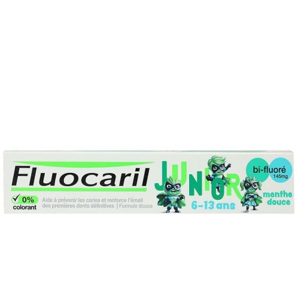 Fluoc Junior Dentif Ment Dce 6-13Ans T/75Ml