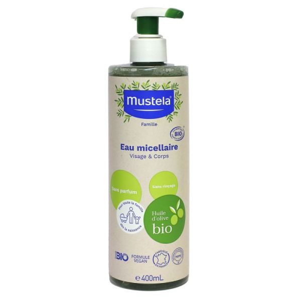 Mustela Bb Enf Eau Micell Bio Vis Corp 400Ml
