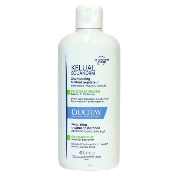 Kelual Squanorm Shamp Pell Grasse Fl/400Ml