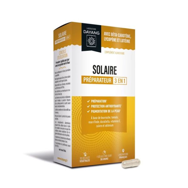 30 gélules Préparateur solaire
