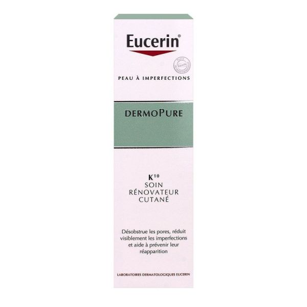 Eucerin Dermopure K10 Emul Soin Réno Cut 40Ml