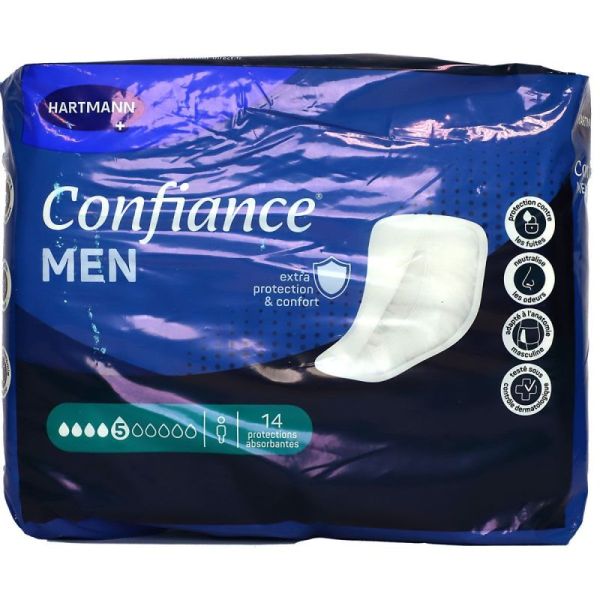 Confiance Men Prot Ana Absorp 5G Paq/14