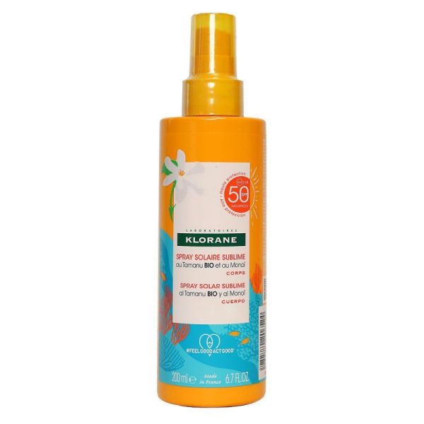 Klorane Solaires Spf50 Spray Sub 200Ml