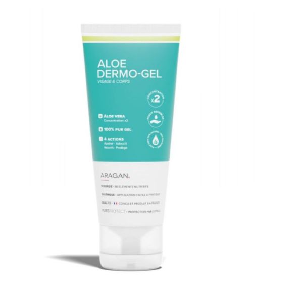 Aragan Aloe Dermo-Gel Gel Conc X 2 T/100Ml