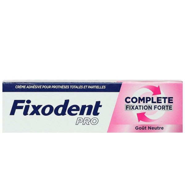Fixodent Pro Cpl Fix Forte Cr Adhés Neut 47G