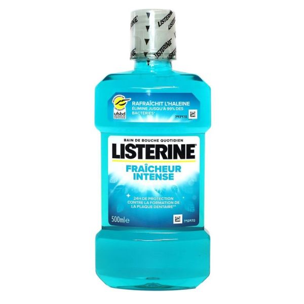 Listerine Fraicheur Intense Bain Bch Fl/500Ml