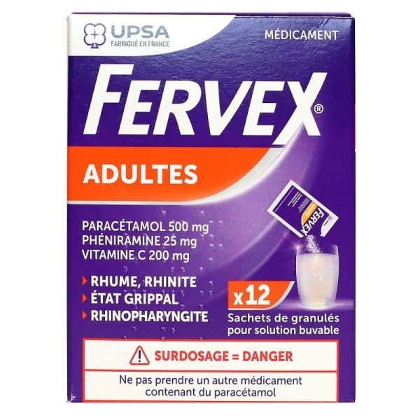 Fervex Glé Buv En Sach Ad 12Sach