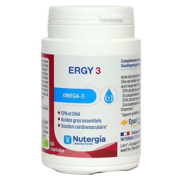 Ergy 3 Oméga 3 Caps B/60