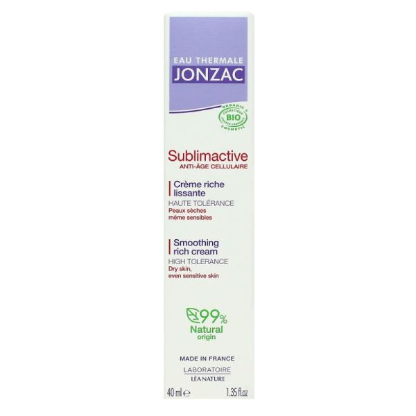 Eau Therm Jonzac Sublimactive Cr Ric Lis 40Ml