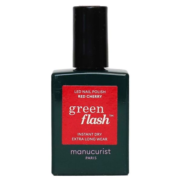 Manucurist Green Flash Vernis Red Cherry 15Ml
