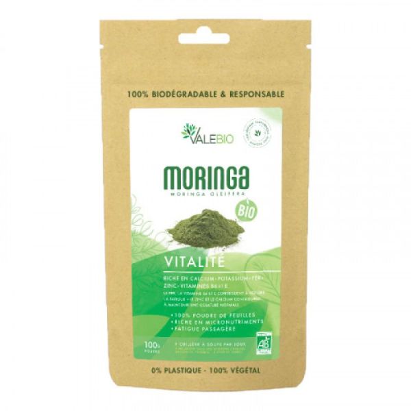 Valebio Moringa Bio Pdr Sach/100G