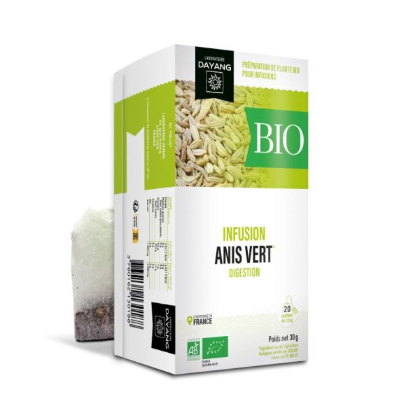 Dayang Infusion Anis Vert Bio Tis 20Sach/1,5G