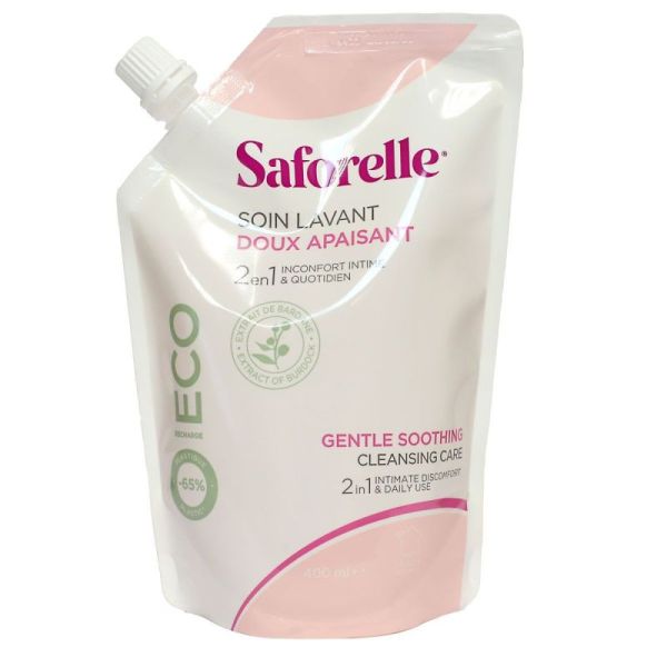 Saforelle Sol Soin Lav Doux Eco-Recharg/400Ml