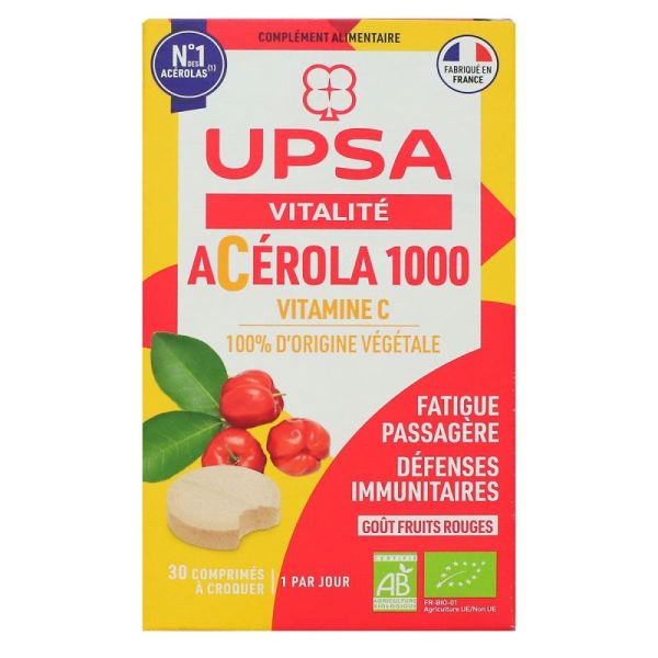 Upsa Acérola 1000 Bio Cpr Croq B/30