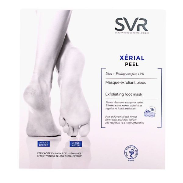Sve Xerial Peel Masque Chauss Exfol Pieds 1P
