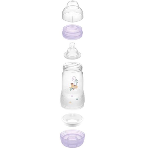 Mam Eas Sta Natur Bib Tét Déb2 Lilas 260Ml