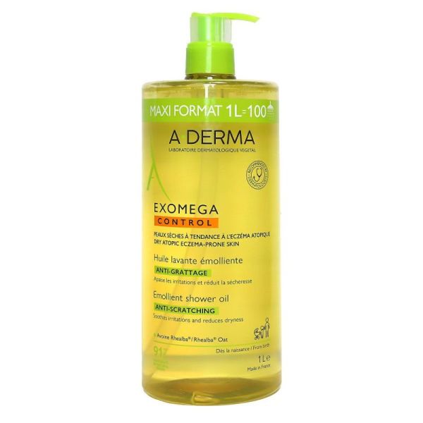Aderma Exomega Control Hle Lav Émo Fl Ppe/1L