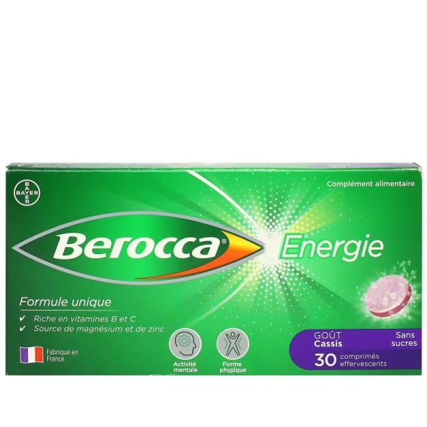 Berocca Energie Cpr Eff Cassis B/30