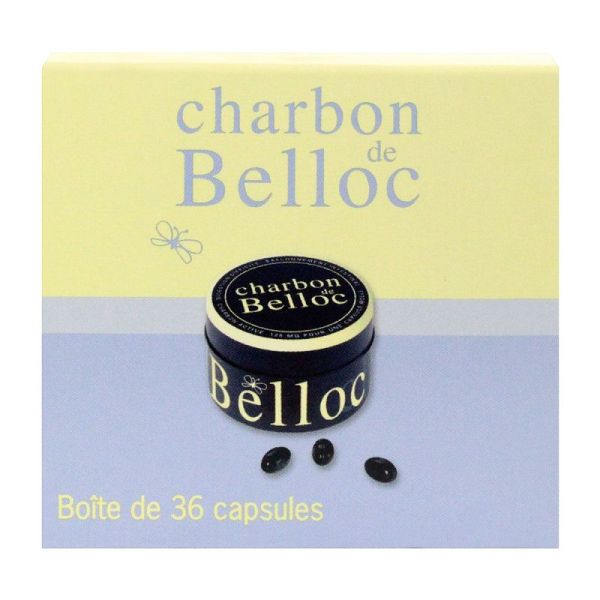 Charbon De Belloc 125Mg Caps Mol B/36