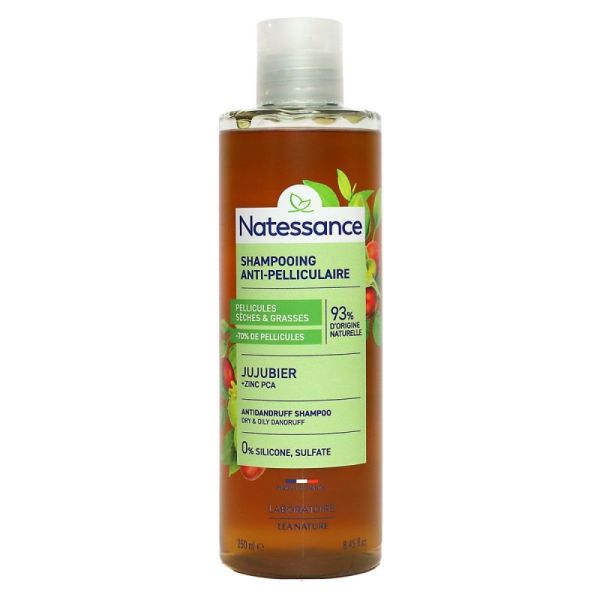 Natessance Jujubier Shamp Antipell Fl/250Ml
